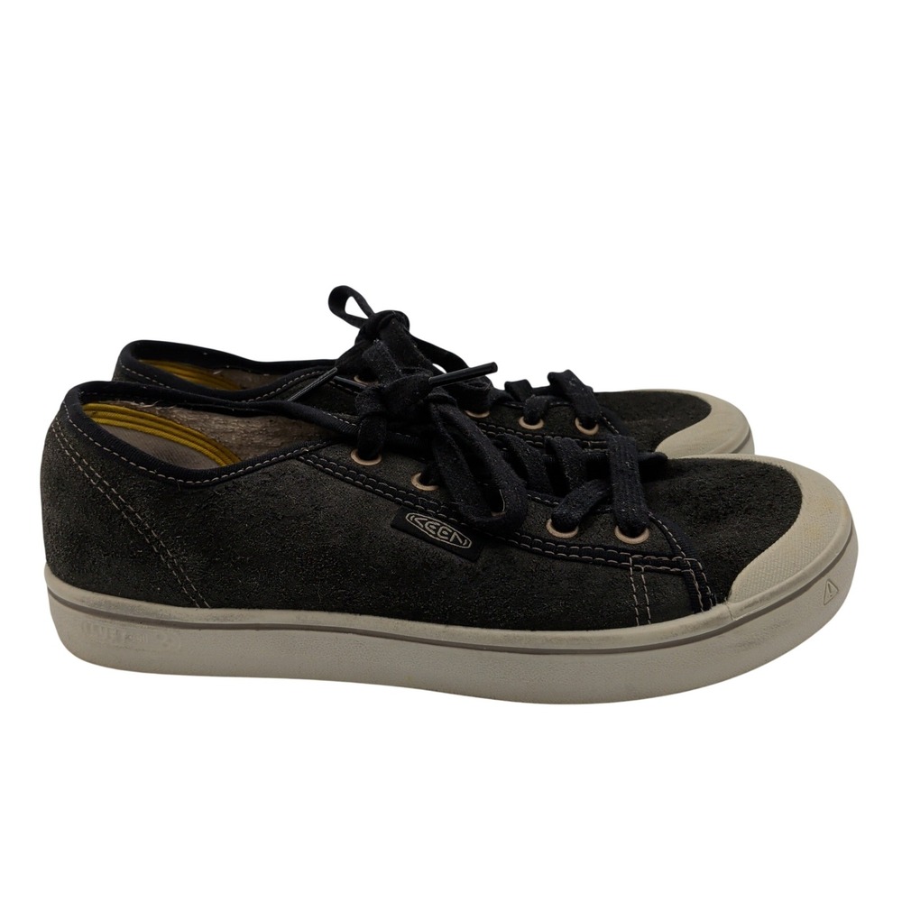 KEEN Elsa Harvest Womens Sneakers Black Suede Lace Up Shoes Size 8.5 1026812